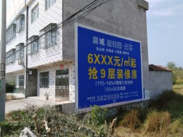 兴山墙体广告质量分析