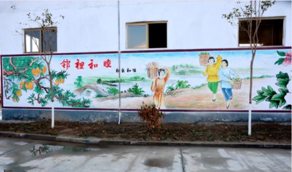 兴山乡镇文化墙 乡风文明焕发新活力